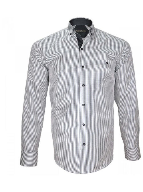 Chemise homme sport coupe droite MONTALCINO Emporio balzani Bleu , 40 - Kiabi