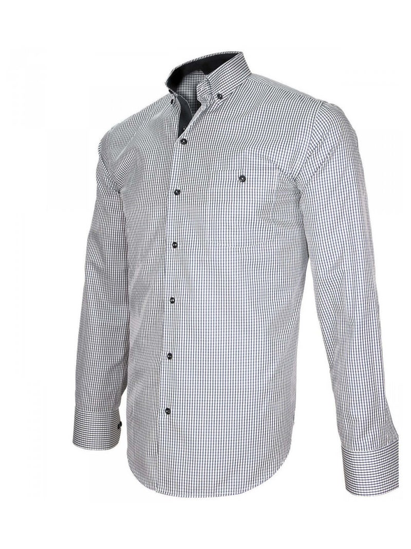 Chemise homme sport coupe droite MONTALCINO Emporio balzani Bleu , 40 Bleu - Kiabi
