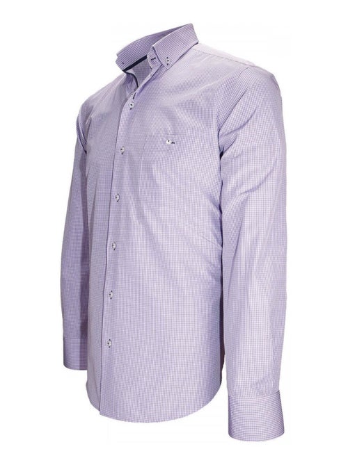 Chemise homme sport coupe droite TREVISO Emporio balzani Bordeaux , 40 - Kiabi