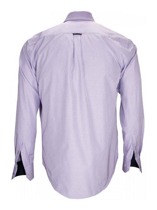 Chemise homme sport coupe droite TREVISO Emporio balzani Bordeaux , 40 - Kiabi