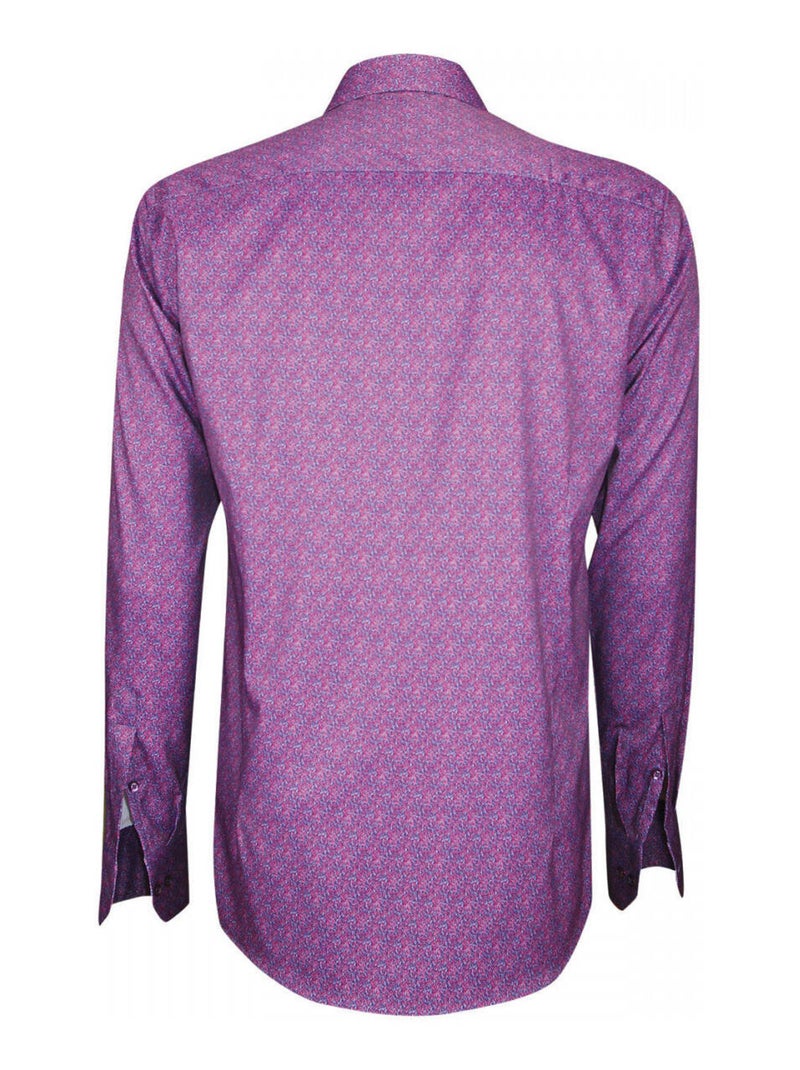 Chemise homme Stretch coupe cintrée BENEDETTO Emporio balzani Bleu Violet - Kiabi