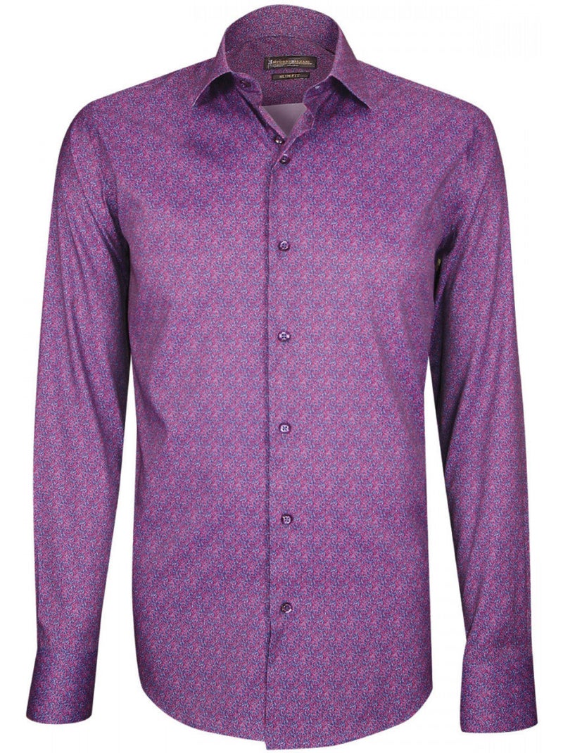 Chemise homme Stretch coupe cintrée BENEDETTO Emporio balzani Violet - Kiabi