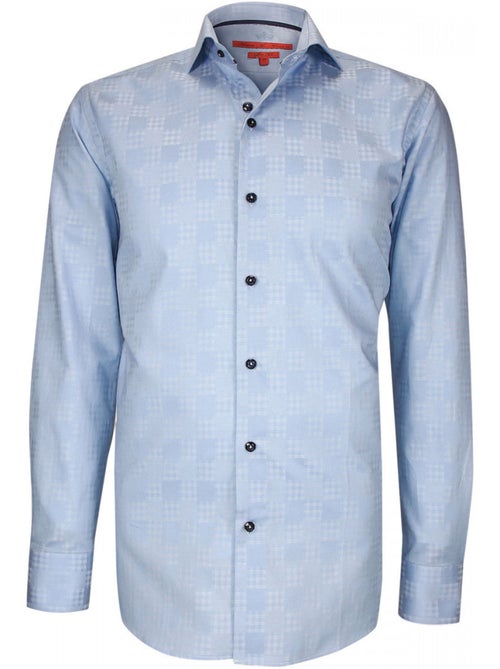 Chemise homme tissu à motifs coupe cintrée CHECKER Andrew Mac Allister - Kiabi Chemise homme tissu à motifs coupe cintrée CHECKER Andrew Mac Allister - Kiabi