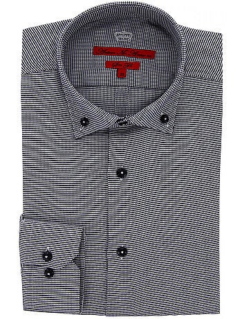 Chemise homme tissu à motifs coupe cintrée FRANCY Andrew Mac Allister Noir , 42