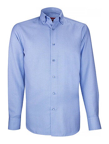 Chemise homme tissu à motifs coupe cintrée FRANCY Andrew Mac Allister Noir , 42
