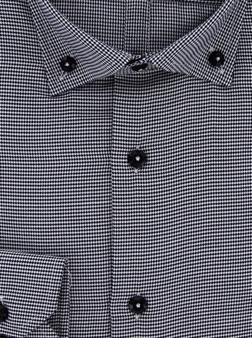 Chemise homme tissu à motifs coupe cintrée FRANCY Andrew Mac Allister Noir , 41 - Kiabi