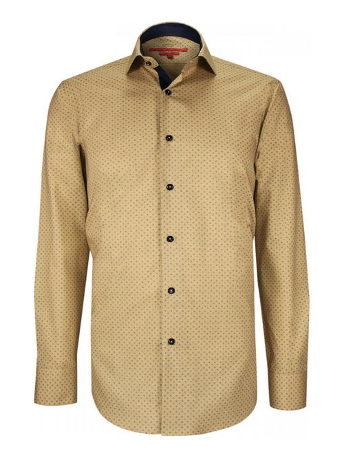 Chemise homme tissu à motifs coupe cintrée PARTY Andrew Mac Allister Bleu , 39 - Kiabi