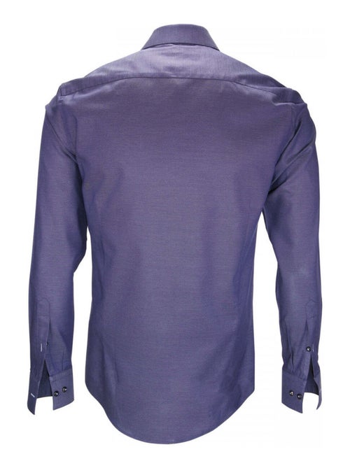 Chemise homme tissu armuré coupe cintrée FINCHLEY Andrew Mac Allister Bleu , 39 - Kiabi
