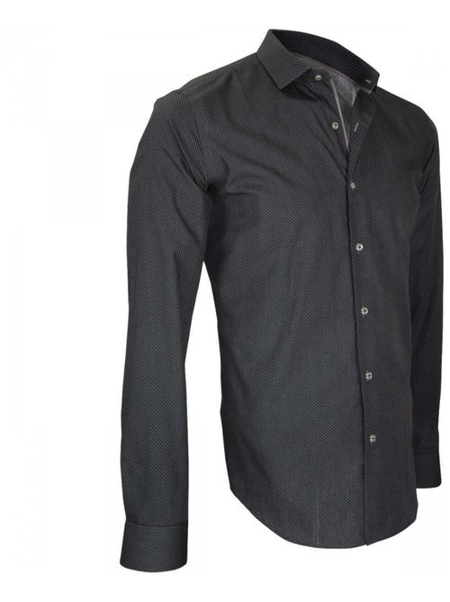 Chemise homme tissu armuré coupe cintrée HASTING Andrew Mac Allister - Kiabi