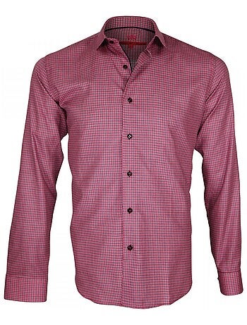 Chemise homme tissu armuré coupe cintrée HASTING Andrew Mac Allister Bleu clair , 45