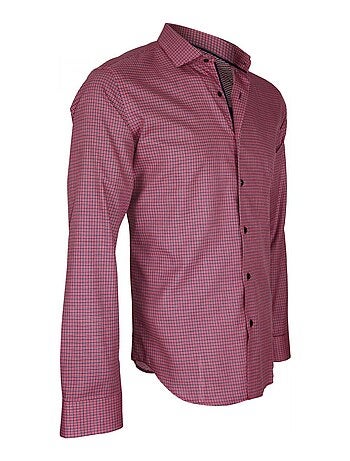 Chemise homme tissu armuré coupe cintrée HASTING Andrew Mac Allister Bleu clair , 45