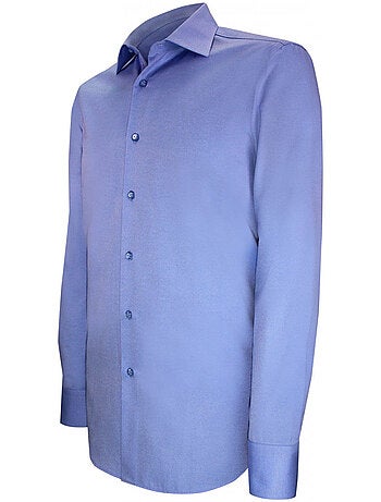 Chemise homme tissu armuré coupe cintrée POINT Andrew Mac Allister