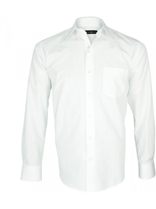 Chemise homme tissu armuré coupe droite CLASSICO Emporio balzani - Kiabi Chemise homme tissu armuré coupe droite CLASSICO Emporio balzani - Kiabi