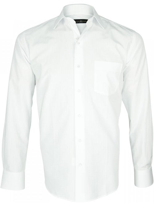 Chemise homme tissu armuré coupe droite CLASSICO Emporio balzani - Kiabi Chemise homme tissu armuré coupe droite CLASSICO Emporio balzani - Kiabi