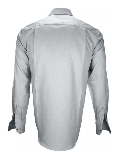 Chemise homme tissu armuré coupe droite COSENZA Emporio balzani Bleu , 42 - Kiabi