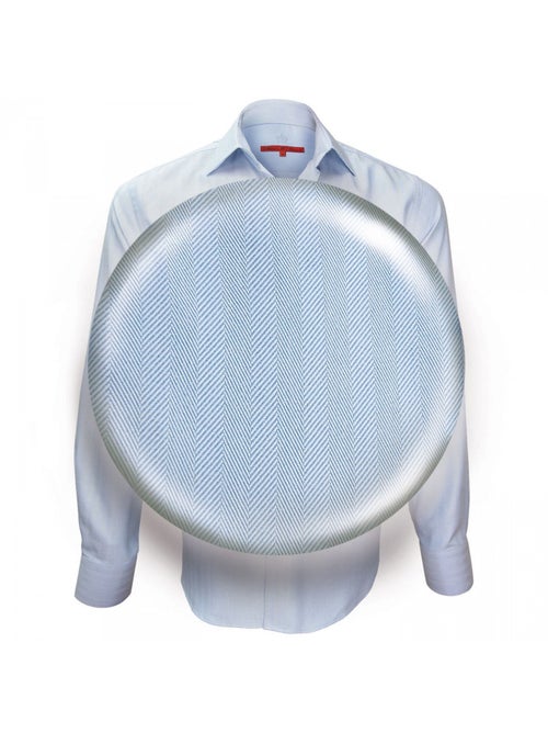 Chemise homme tissu armuré coupe droite SAINT JAMES Andrew Mac Allister Beige , 39 - Kiabi