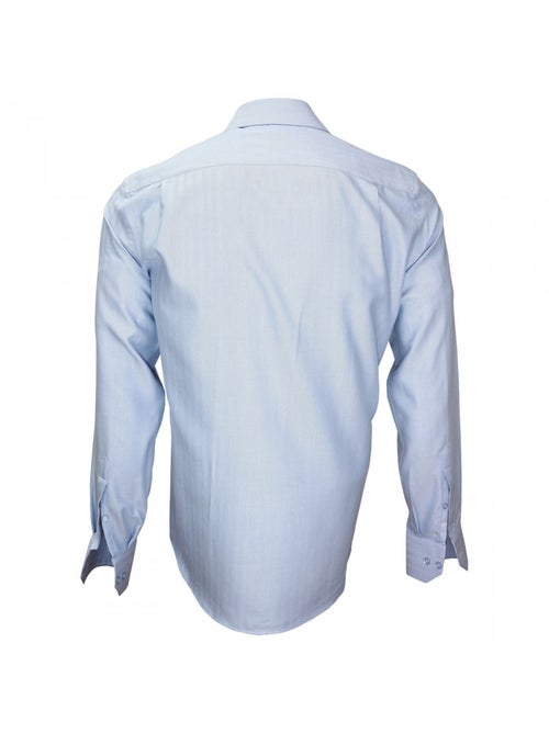 Chemise homme tissu armuré coupe droite SAINT JAMES Andrew Mac Allister Beige , 39 - Kiabi