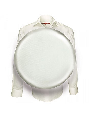 Chemise homme tissu armuré coupe droite SAINT JAMES Andrew Mac Allister