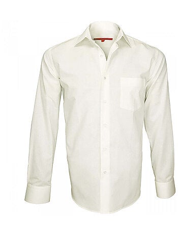 Chemise homme tissu armuré coupe droite SAINT JAMES Andrew Mac Allister