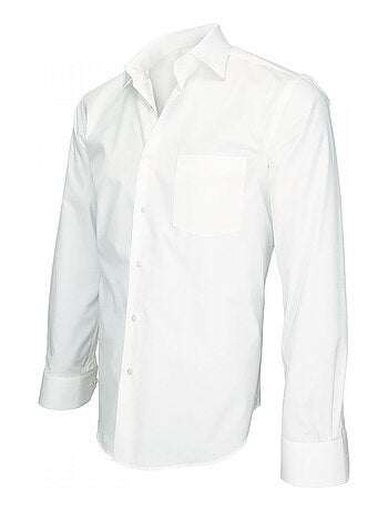 Chemise homme tissu armuré coupe droite SAINT JAMES Andrew Mac Allister