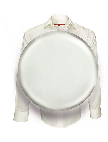 Chemise homme tissu armuré coupe droite SAINT JAMES Andrew Mac Allister