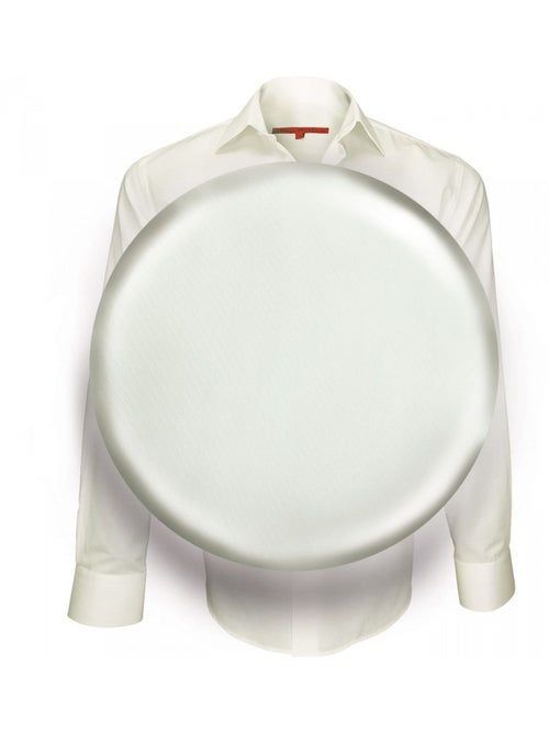 Chemise homme tissu armuré coupe droite SAINT JAMES Andrew Mac Allister - Kiabi Chemise homme tissu armuré coupe droite SAINT JAMES Andrew Mac Allister - Kiabi