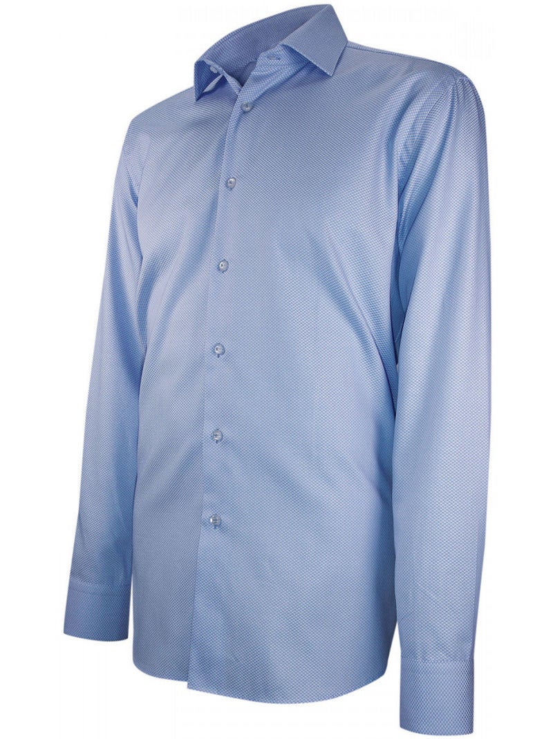 Chemise homme tissu armuré coupe droite WOLKY Andrew Mac Allister Blanc , 40 Blanc - Kiabi