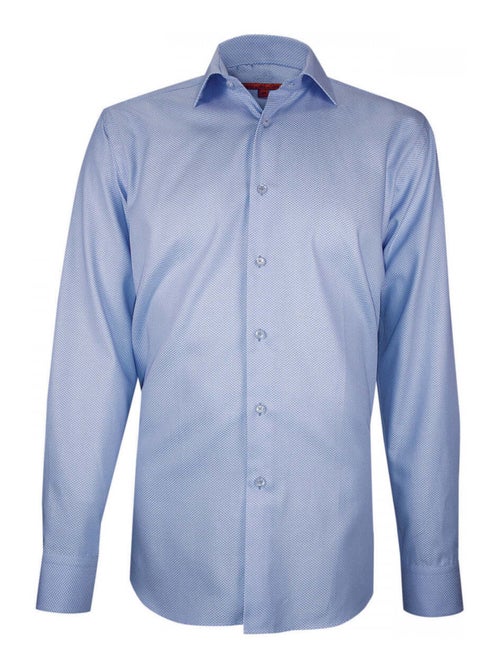 Chemise homme tissu armuré coupe droite WOLKY Andrew Mac Allister Blanc , 45 - Kiabi