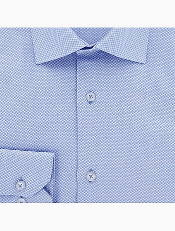 Chemise homme tissu armuré coupe droite WOLKY Andrew Mac Allister
