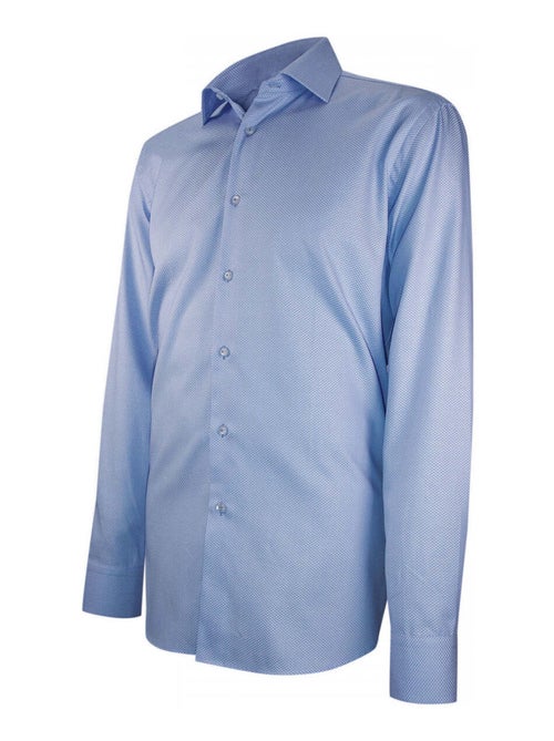 Chemise homme tissu armuré coupe droite WOLKY Andrew Mac Allister - Kiabi
