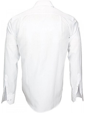 Chemise homme tissu armurée coupe droite BUSINESS Andrew Mac Allister