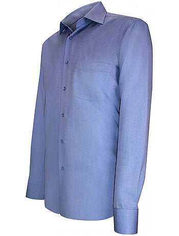 Chemise homme tissu chevron coupe droite CLARON Andrew Mac Allister