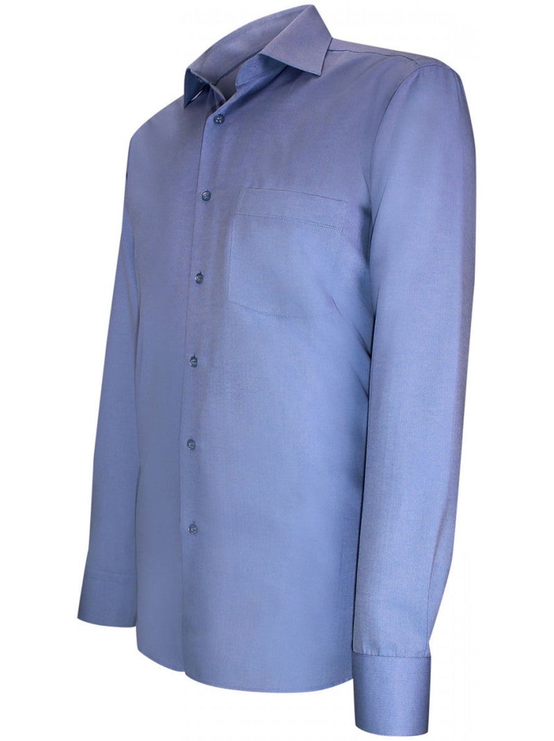 Chemise homme tissu chevron coupe droite CLARON Andrew Mac Allister Parme - Kiabi