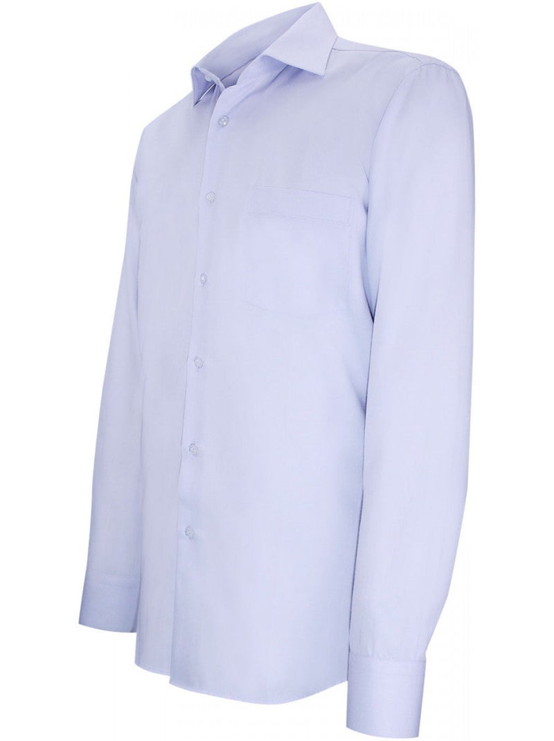 Chemise homme tissu chevron coupe droite CLARON Andrew Mac Allister Parme - Kiabi