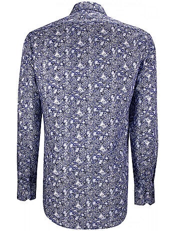 Chemise homme tissu imprimé coupe cintrée CASHMO Emporio balzani