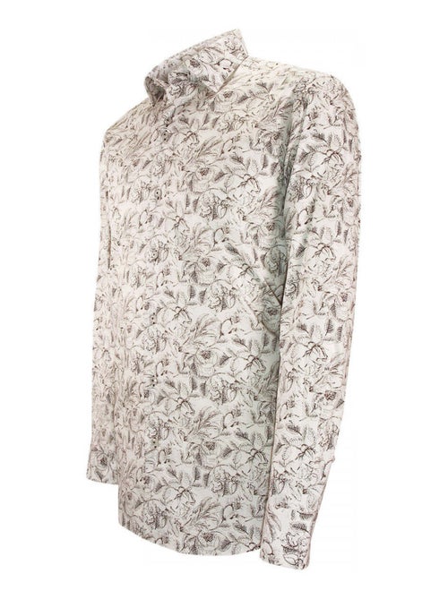 Chemise homme tissu imprimé coupe cintrée FOGLIO Emporio balzani - Kiabi Chemise homme tissu imprimé coupe cintrée FOGLIO Emporio balzani - Kiabi
