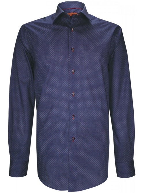 Chemise homme tissu imprimé coupe droite BLUEINK Andrew Mac Allister - Kiabi