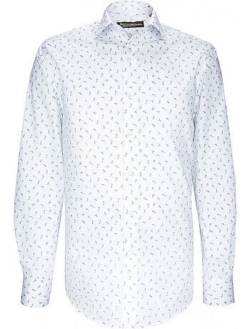 Chemise homme tissu imprimé coupe droite FANCARO Emporio balzani