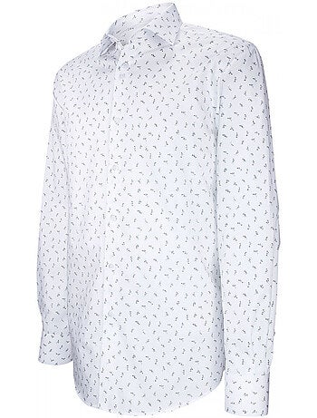Chemise homme tissu imprimé coupe droite FANCARO Emporio balzani