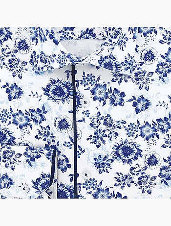 Chemise homme tissu imprimé fleuri coupe droite FLOWERED Andrew Mac Allister