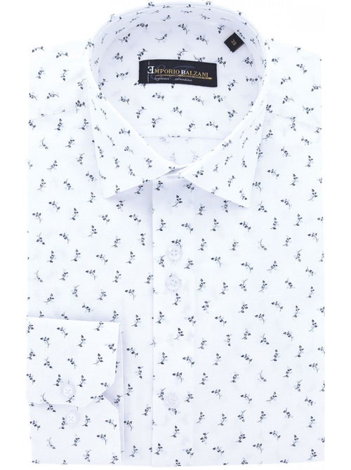 Chemise homme tissu imprimé floral coupe droite FANIOLO Emporio balzani - Kiabi