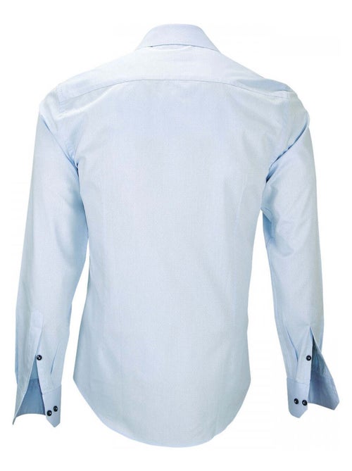 Chemise homme tissu jacquard coupe cintrée FIORI2 Emporio balzani Violet , 41 - Kiabi