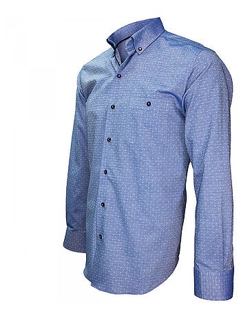 Chemise homme tissu oxford coupe droite BATISTINI Emporio balzani Bleu , 39