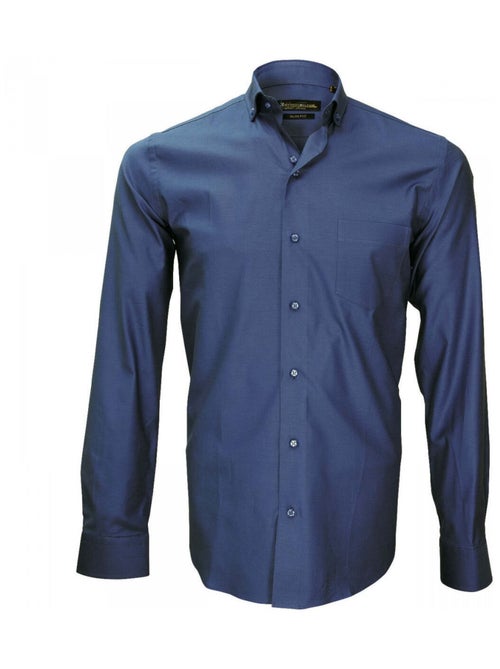 Chemise homme tissu pinpoint coupe cintrée PRESTIGE Emporio balzani Bleu clair , 43 - Kiabi