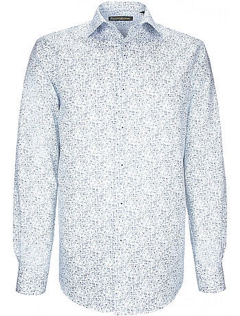 Chemise homme tissu structuré à motifs coupe droite STRUCO Emporio balzani