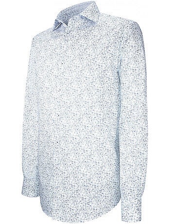Chemise homme tissu structuré à motifs coupe droite STRUCO Emporio balzani