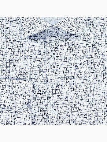Chemise homme tissu structuré à motifs coupe droite STRUCO Emporio balzani