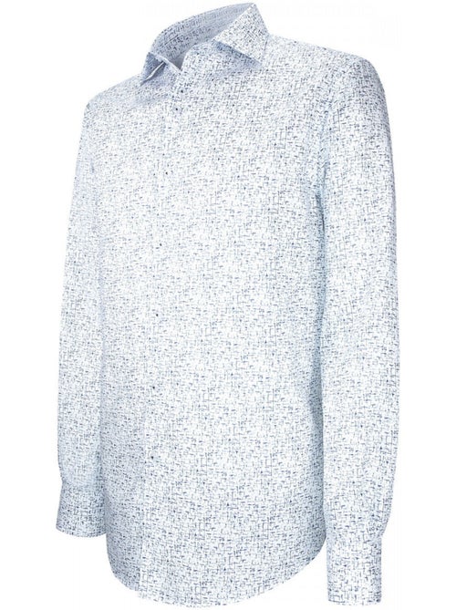 Chemise homme tissu structuré à motifs coupe droite STRUCO Emporio balzani - Kiabi