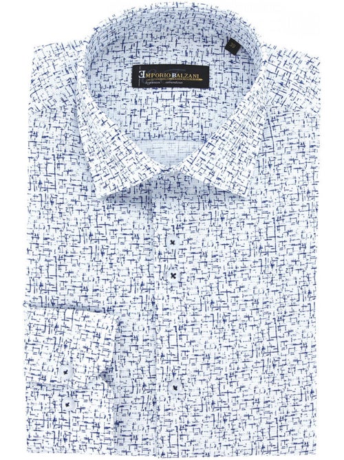 Chemise homme tissu structuré à motifs coupe droite STRUCO Emporio balzani - Kiabi
