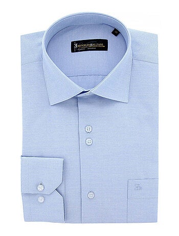 Chemise homme tissu uni coupe droite GRAFFI Emporio balzani Blanc , 41